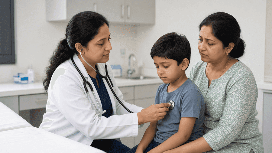 Pediatric Emergency & Follow-Up Care at Dr. Lavanya Kids Care in Puppalaguda, Hyderabad